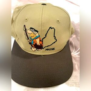Vintage The Flintstones Maine SnapBack